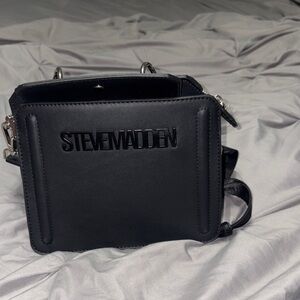 Steve Madden Men's Black Belt Bag